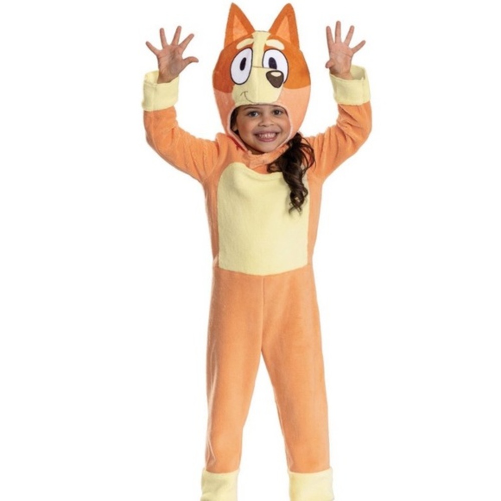 NEW Toddler Bluey Bingo Healer Classic
Costume Jumpsuit‎ Brown 3T-4T